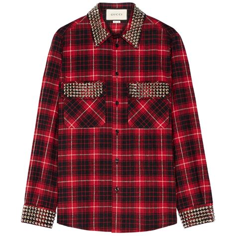 gucci flannel jumpers